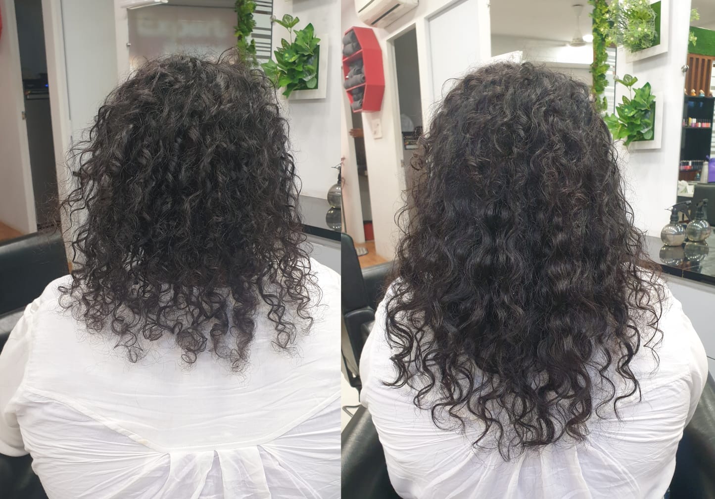 Haircut styling